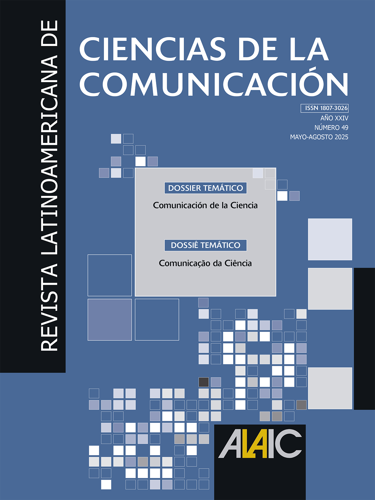 					Visualizar v. 24 n. 49 (2025): Comunicação, a Divulgação, a Difusão e a Apropriação Social do Conhecimento de Ciência
				